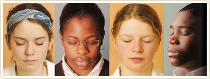 Students Practicing TM